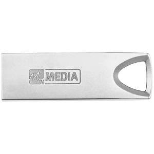 MyMedia USB flash disk, USB 3.2, 64GB, MyAlu, srebrny, 69277, USB A