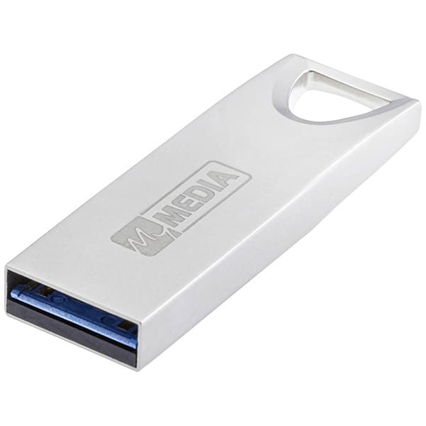 MyMedia USB flash disk, USB 3.2, 64GB, MyAlu, srebrny, 69277, USB A