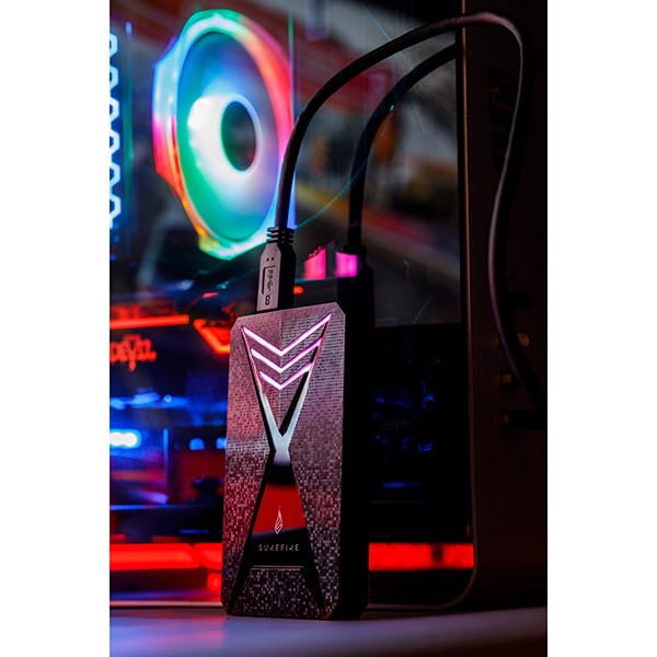 SSD Zewnętrzny Surefire GX3 Gaming, 53683, 512GB, czarny, 2.5", USB micro B