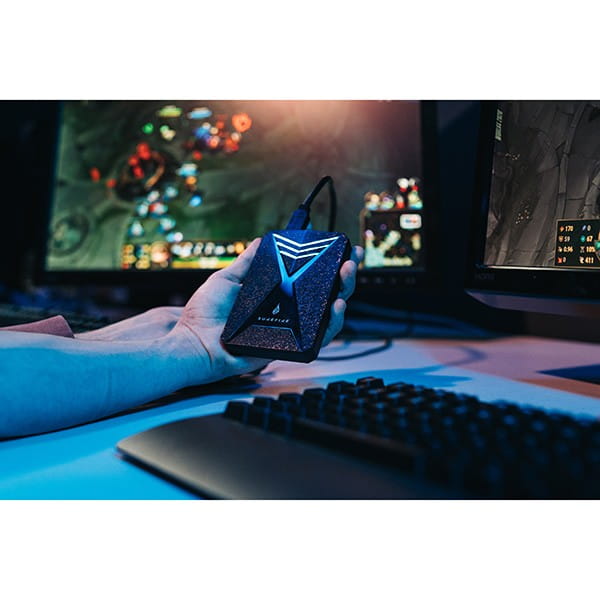 SSD Zewnętrzny Surefire GX3 Gaming, 53684, 1000GB, czarny, 2.5", USB micro B