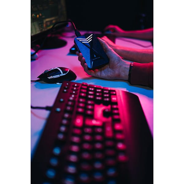 SSD Zewnętrzny Surefire GX3 Gaming, 53684, 1000GB, czarny, 2.5", USB micro B