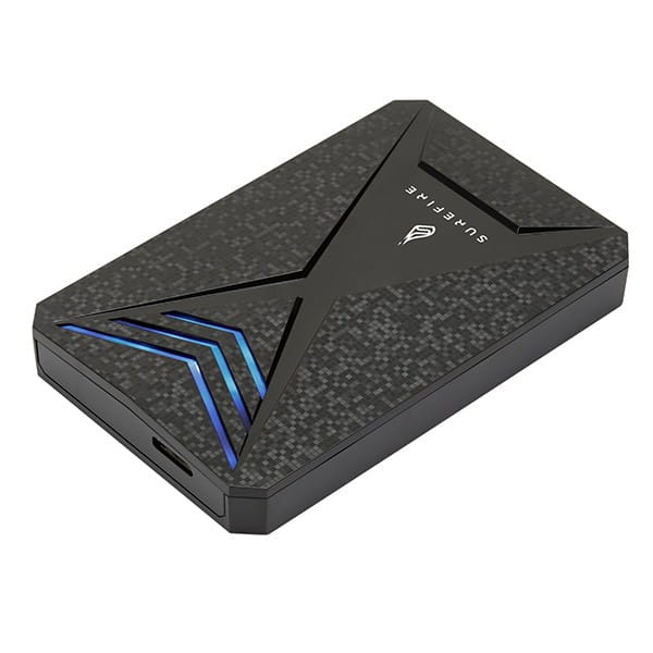 SSD Zewnętrzny Surefire GX3 Gaming, 53684, 1000GB, czarny, 2.5", USB micro B
