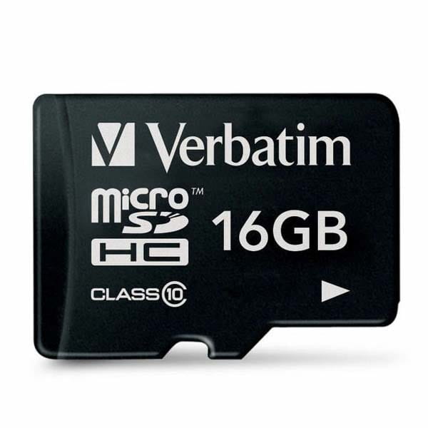 Verbatim Karta  pamięci Micro Secure Digital Card Premium, 16GB, micro SDHC, 44010, UHS-I U1 (Class 10)