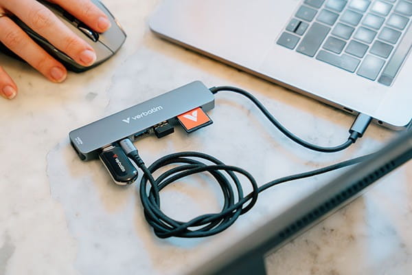 Verbatim USB flash disk, USB C, 128GB, Plectra, czarny, 30225, USB C