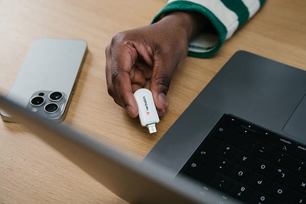 Verbatim USB flash disk, USB C, 64GB, Plectra, biały, 30228, USB C