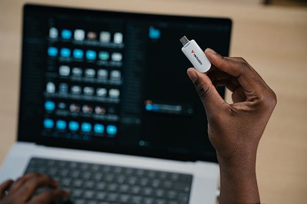 Verbatim USB flash disk, USB C, 256GB, Plectra, biały, 30230, USB C