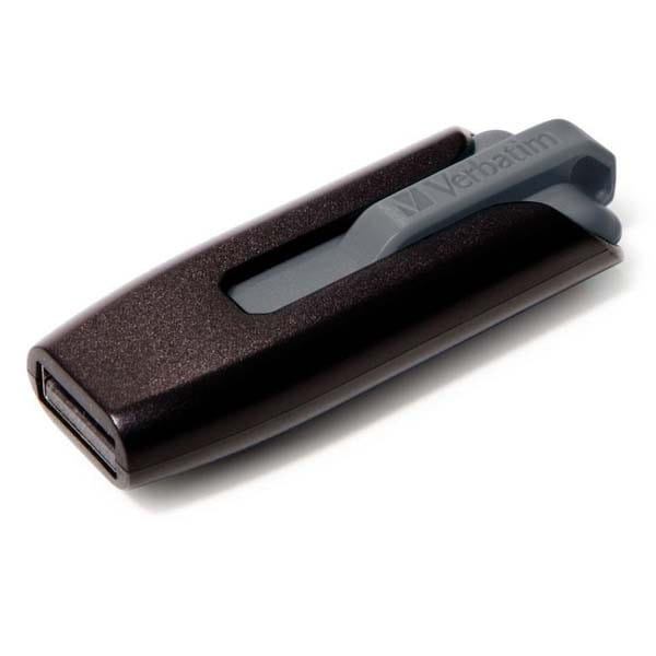 Verbatim USB flash disk, USB 3.0, 128GB, V3, Store N Go, czarny, 49189, USB A, z wysuwanym złączem