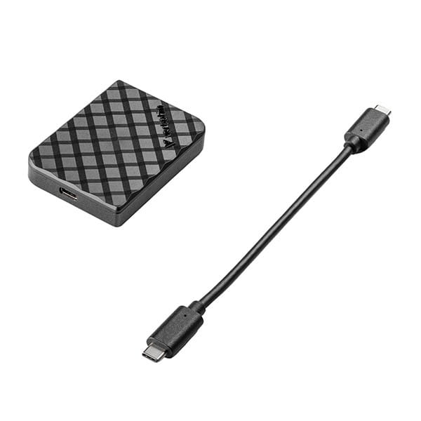 SSD Zewnętrzny Verbatim Store ,n ,Go Mini Diamond, 32024, 512GB, czarna, USB C