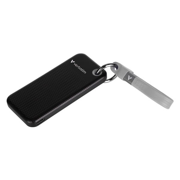 SSD Zewnętrzny Verbatim Pocket SSD Black/Grey, 32190, 1000GB, czarny, M.2, zawiera kabel USB C, 1000 MB/s-R, USB-C, 1000 MB/s-W