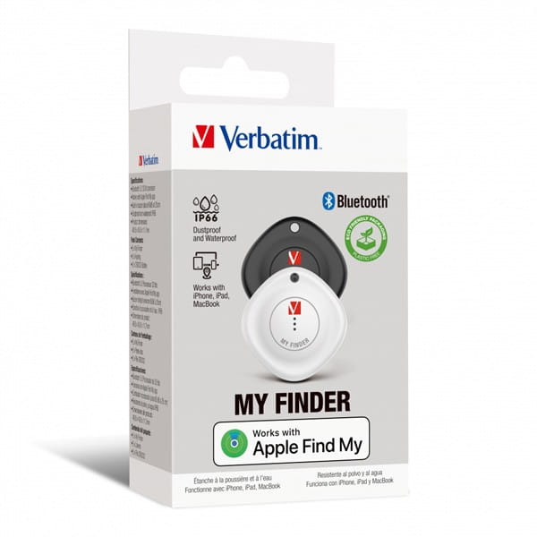 Lokalizator Bluetooth My Finder MYF-02 czarny i biały, 32131, Verbatim