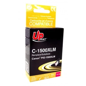 UPrint kompatybilny ink / tusz z PGI 1500XL, C-1500XLM, magenta, 800s, 14ml, high capacity