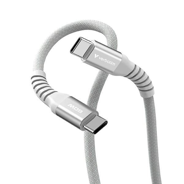 Verbatim USB kabel USB C (M) - USB C (M), 60W, 1.2m, magnetyczny, szary, box, 31850