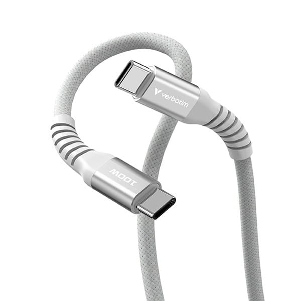 Verbatim USB kabel USB C (M) - USB C (M), 100W, 1.2m, magnetyczny, szary, box, 31854
