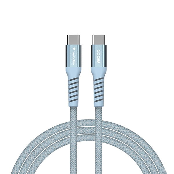 Verbatim USB kabel USB C (M) - USB C (M), 100W, 1.2m, magnetyczny, niebieski, box, 31856