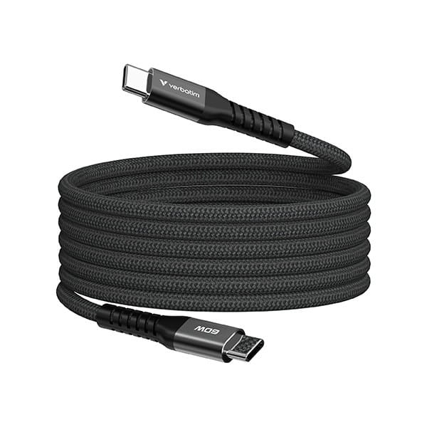 Verbatim USB kabel USB C (M) - USB C (M), 60W, 1.2m, magnetyczny, czarny, box, 31859