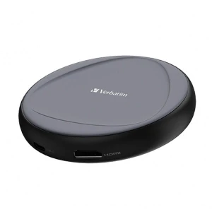 Bezprzewodowy adapter USB-C z koncentratorem WDA02 Share My Screen 4K 32147, czarny, długość przewodu 15cm, Verbatim