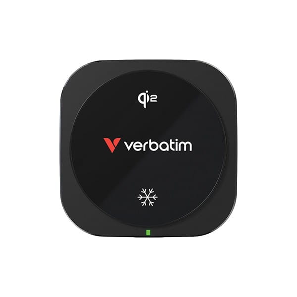 Verbatim - uchwyt do telefonu do samochodu, z ładowarką indukcyjną, technologi Qi, czarna