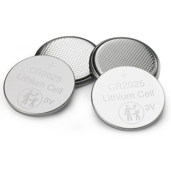 Bateria litowa, guzikowa, CR2025, 3V, Verbatim, blistr, 4-pack, 49532