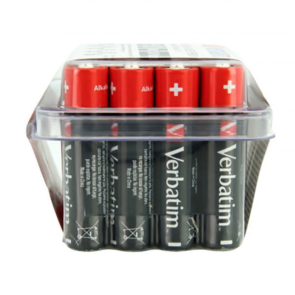 Bateria alkaliczna, AAA-LR03 Micro, AAA, 1.5V, Verbatim, kartonik, 24-pack, 49504