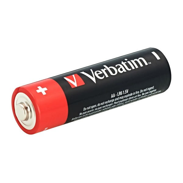 Bateria alkaliczna, AA (LR6), AA, 1.5V, Verbatim, blistr, 4-pack, 49921