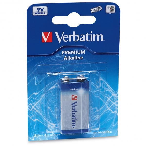 Bateria alkaliczna, R61, R61, 9V, Verbatim, blistr, 1-pack, 49924