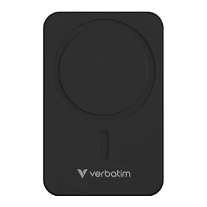 Verbatim, powerbank z ładowaniem bezprzewodowym, 5V, ładowanie telefonu, 32223, 20000mAh, Mocowanie magnetyczne, Czarny