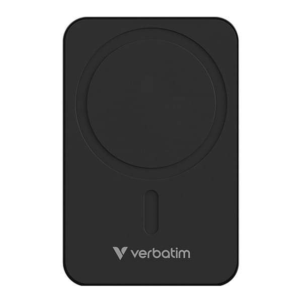 Verbatim, powerbank z ładowaniem bezprzewodowym, 5V, ładowanie telefonu, 32223, 20000mAh, Mocowanie magnetyczne, Czarny