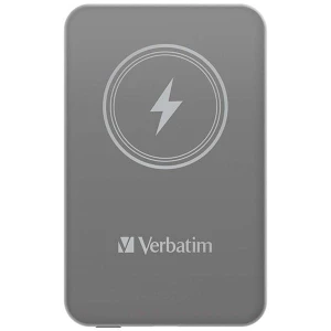 Verbatim, powerbank z ładowaniem bezprzewodowym, 5V, ładowanie telefonu, 32244, 5 000mAh, Mocowanie magnetyczne, szara