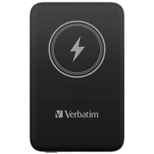 Verbatim, powerbank z ładowaniem bezprzewodowym, 5V, ładowanie telefonu, 32245, 10 000mAh, Mocowanie magnetyczne, czarna