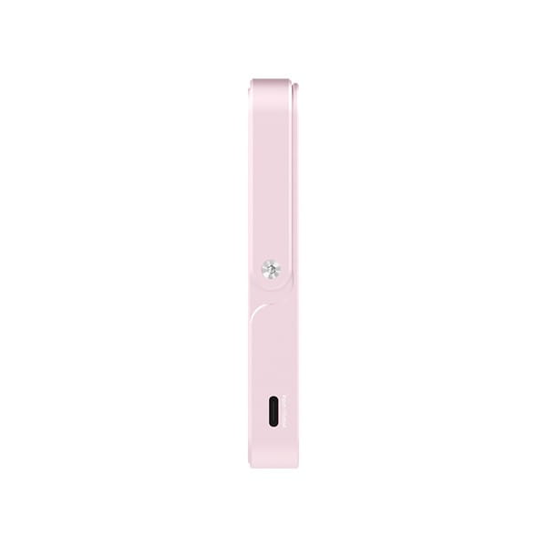 Verbatim, powerbank z ładowaniem bezprzewodowym, 5V, ładowanie telefonu, 32267, 10 000mAh, Mocowanie magnetyczne, różowa