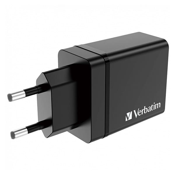 Verbatim Zasilacz / sieciowy adapter 30W, 4-portowy, 1x USB-C, 3x USB-A