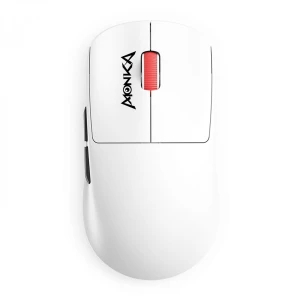 Mysz Marvo MONKA PRIME, biała, optyczna, 26000DPI, Tri-Mode