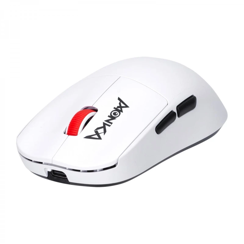 Mysz Marvo MONKA PRIME, biała, optyczna, 26000DPI, Tri-Mode