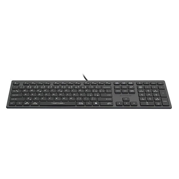 A4Tech FX50, Klawiatura CZ, klasyczna, niski profil rodzaj przewodowa (USB), szara