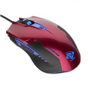 Mysz przewodowa, E-blue Auroza G, czerwona, optyczna, 3000DPI