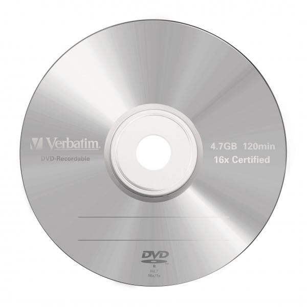 Verbatim DVD-R, Matt Silver, 43519, 4.7GB, 16x, jewel box, 5-pack, bez możliwości nadruku, 12cm, do archiwizacji danych