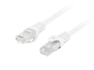 Patchcord Lanberg UTP kat.6 0,5m LSZH CU fluke passed biały