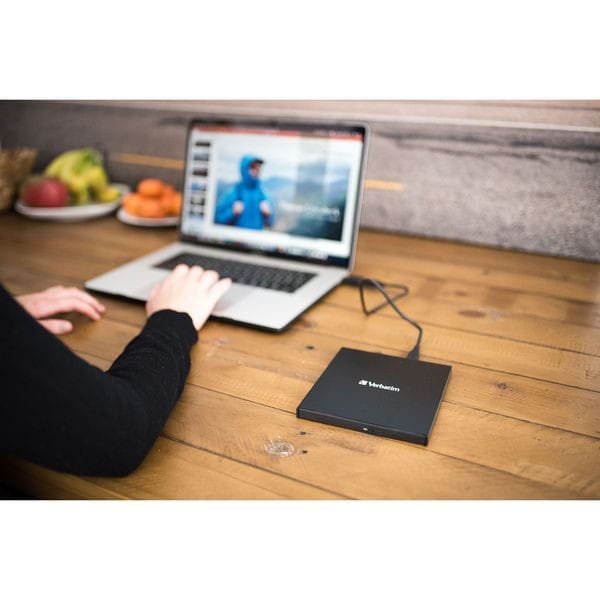Verbatim Zewnętrzna nagrywarka Blu-Ray, 43889, USB 3.1, USB-C, 25GB MDISC GRATIS