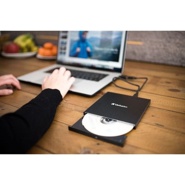 Verbatim Zewnętrzna nagrywarka Blu-Ray, 43889, USB 3.1, USB-C, 25GB MDISC GRATIS