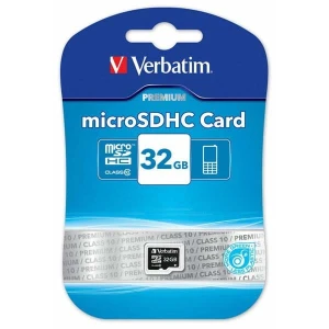 Verbatim Karta  pamięci Micro Secure Digital Card Premium, 32GB, micro SDHC, 44013, UHS-I U1 (Class 10)