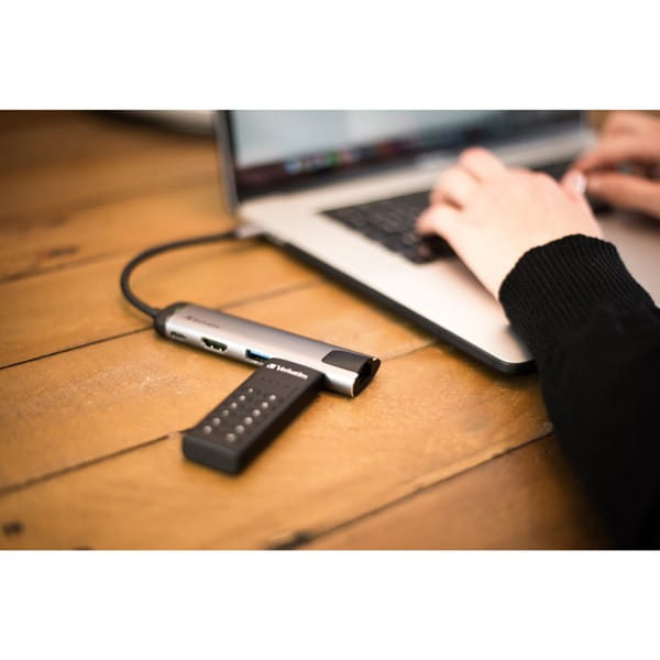 Verbatim USB flash disk, USB 3.0, 128GB, Keypad Secure, czarny, 49432, USB C, 256bitowe szyfrowanie AES, LED