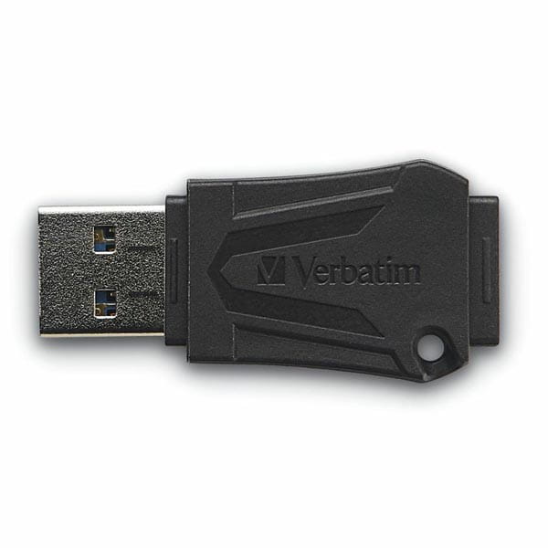Verbatim USB flash disk, USB 2.0, 16GB, ToughMAX, czarny, 49330, USB A, kompozyt KyronMAX(tm)