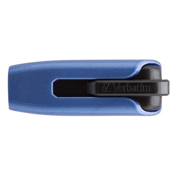 Verbatim USB flash disk, USB 3.0, 128GB, V3 MAX, Store N Go, niebieski, 49808, USB A, z wysuwanym złączem