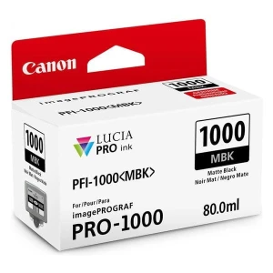 Canon oryginalny ink / tusz PFI-1000 MBK, 0545C001, czarny mat, 5490s, 80ml