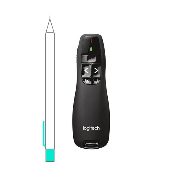 Prezenter 2.4Ghz, czarny