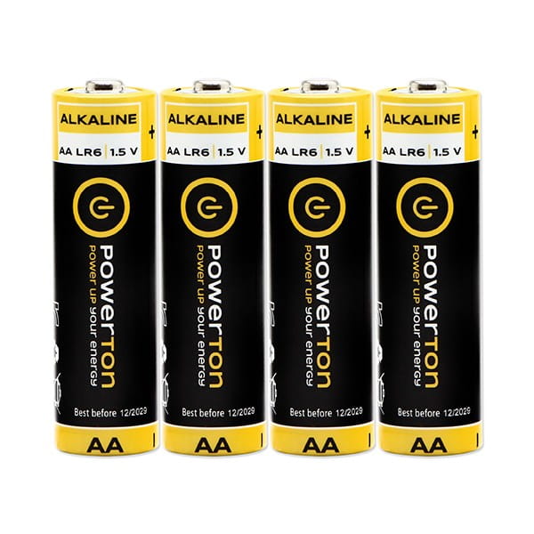 Bateria alkaliczna, AA (LR6), AA, 1.5V, Powerton, blistr, 4-pack