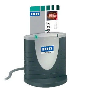 Omnikey czytnik USB 2.0, R31210320-01, karty chipowe, zewnętrzny, szara, złącze USB