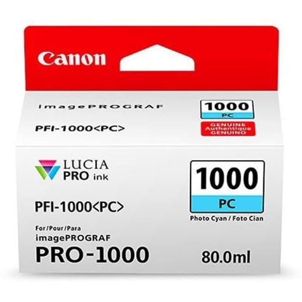 Canon oryginalny ink / tusz 0550C001, cyan, 5140s, 80ml, PFI-1000PC, Canon imagePROGRAF PRO-1000
