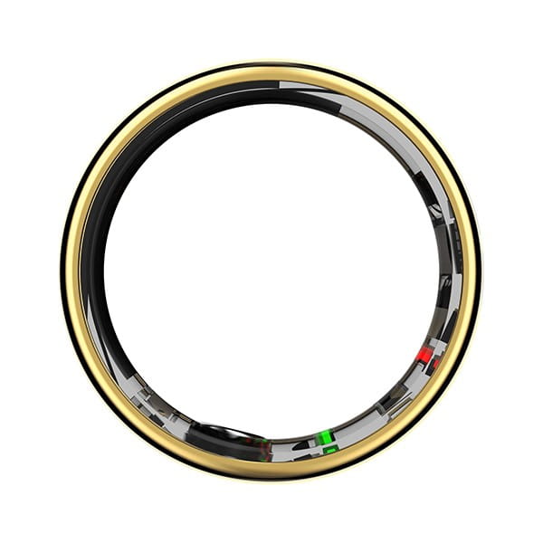 Smart RING PRO złoty, tętno, saturacja, monitor snu, aktywność, roz 10, Powerton