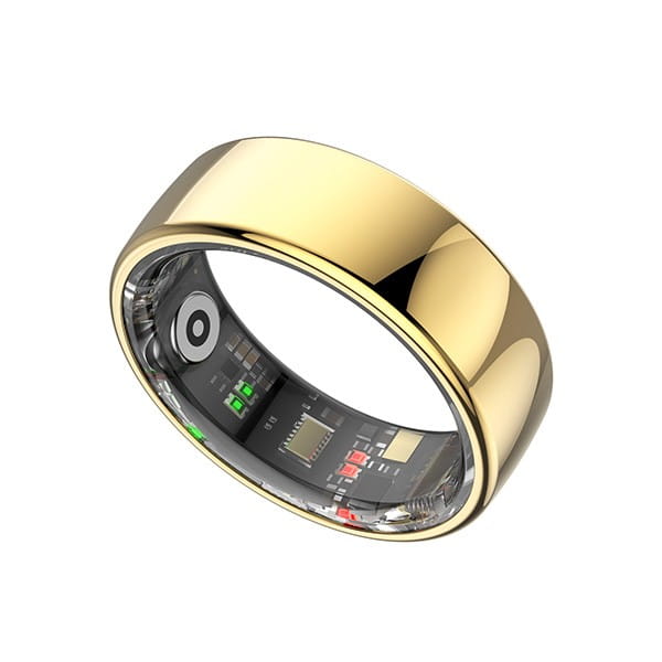 Smart RING PRO złoty, tętno, saturacja, monitor snu, aktywność, roz 11, Powerton